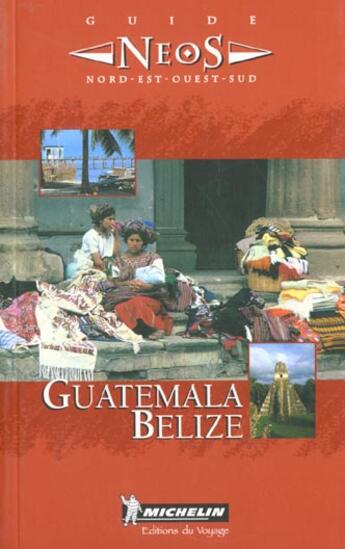 Couverture du livre « Guatemala » de Collectif Michelin aux éditions Michelin