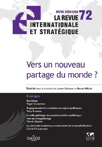 Couverture du livre « Vers un nouveau partage du monde ? » de Delcour/Mikail aux éditions Dalloz