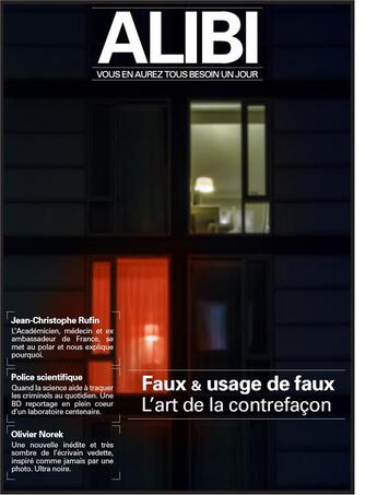 Couverture du livre « Alibi - tome 2 - faux et usage de faux, l'art de la contrefacon » de  aux éditions Alibi