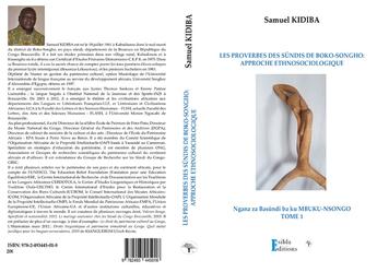 Couverture du livre « Les proverbes des sûndis de Boko-Songho - approche ethnosociologique : Ngana za Basûndi ba ku Mbuku-Nsongo Tome 1 » de Samuel Kidiba aux éditions Esibla