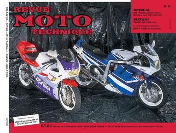 Couverture du livre « Rmt 80.2 aprilia 125af1(89/91):suzuki gsx-r1100(91) » de Etai aux éditions Etai