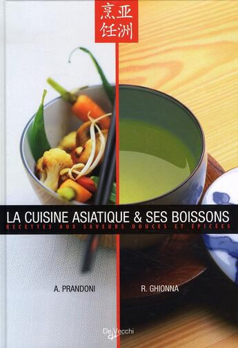 Couverture du livre « La cuisine asiatique et ses boissons » de  aux éditions De Vecchi