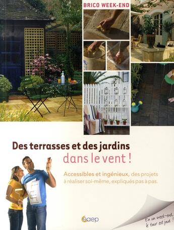 Couverture du livre « Des terrasses et des jardins dans le vent » de Marie Vendittelli aux éditions Saep