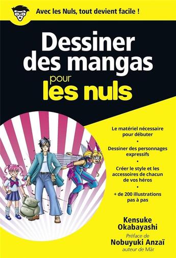 Couverture du livre « Dessiner des mangas » de Kensuke Okabayashi aux éditions First