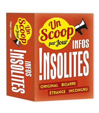 Couverture du livre « Un scoop infos insolites par jour (édition 2019) » de  aux éditions Hugo Image