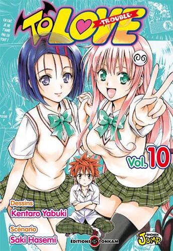 Couverture du livre « To love Tome 10 » de Kentaro Yabuki et Saki Hasemi aux éditions Delcourt