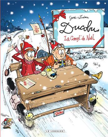 Couverture du livre « L'élève Ducobu : la compil' de Noel » de Zidrou et Godi aux éditions Lombard