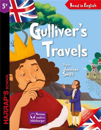 Couverture du livre « Gulliver's travels ; 5e » de Jonathan Swift et Anne Culleton et Ewa Lambrechts aux éditions Harrap's