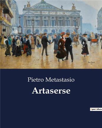 Couverture du livre « Artaserse » de Metastasio Pietro aux éditions Culturea