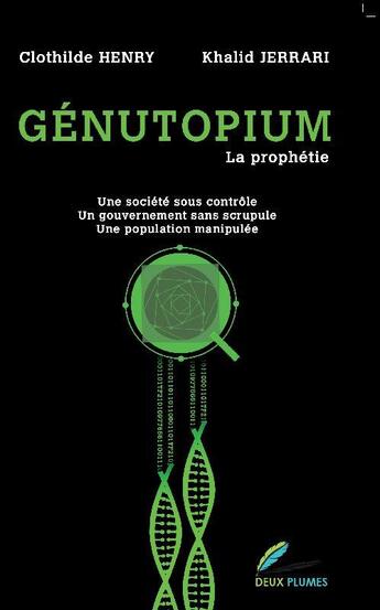 Couverture du livre « Genutopium ; la prophétie » de Clothilde Henry aux éditions Deux Plumes