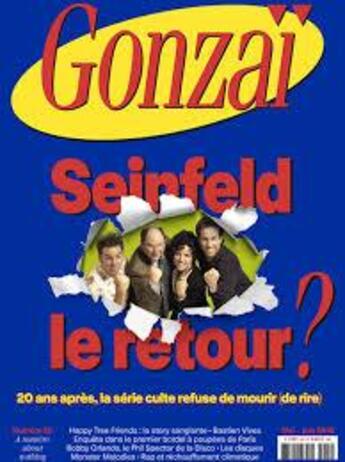 Couverture du livre « Gonzai n 25 seinfeld le retour - mai/juin 2018 » de  aux éditions Gonzai Media