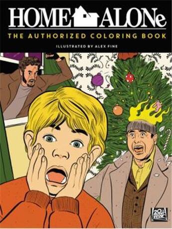 Couverture du livre « Home alone the authorized coloring book » de  aux éditions Harper Collins