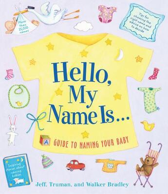 Couverture du livre « Hello, My Name Is... » de Bradley Walker aux éditions Harvard Common Press