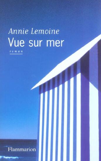 Couverture du livre « Vue sur mer » de Annie Lemoine aux éditions Flammarion