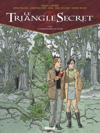 Couverture du livre « Le triangle secret Tome 2 : le jeune homme au suaire » de Didier Convard et Christian Gine et Denis Falque et Collectif aux éditions Glenat