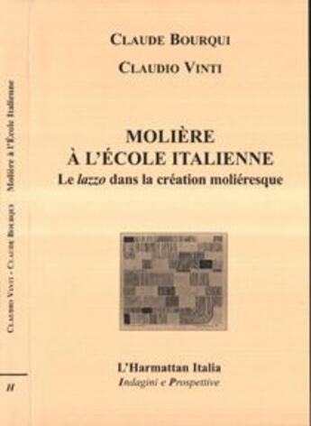 Couverture du livre « Moliere a l'ecole italienne » de Bourqui/Vinti aux éditions L'harmattan