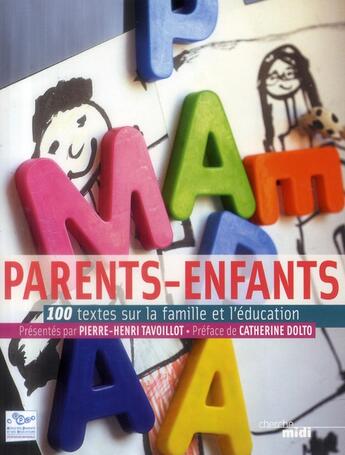 Couverture du livre « Parent-enfant ; des mots pour le dire » de  aux éditions Cherche Midi