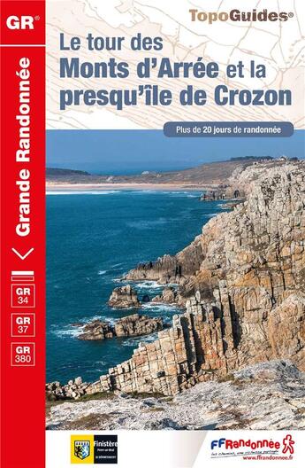 Couverture du livre « Le tour des monts d'Arrée et la presqu'île de Crozon » de  aux éditions Ffrp