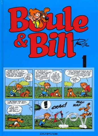 Couverture du livre « Boule & Bill Tome 1 » de Jean Roba aux éditions Dupuis