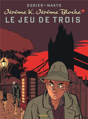 Couverture du livre « Jérôme K. Jérôme Bloche Tome 5 : le jeu de trois » de Makyo et Alain Dodier aux éditions Dupuis