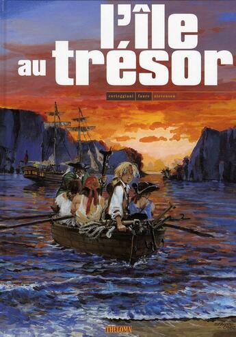 Couverture du livre « L'ile au tresor » de Faure et Corteggiani aux éditions Theloma