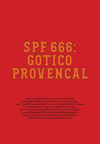 Couverture du livre « SPF 666 : Gótico provençal » de Diana Campbell aux éditions Dap Artbook