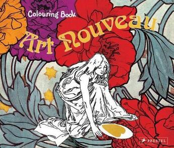 Couverture du livre « Coloring book art nouveau » de Godner Rahel aux éditions Prestel