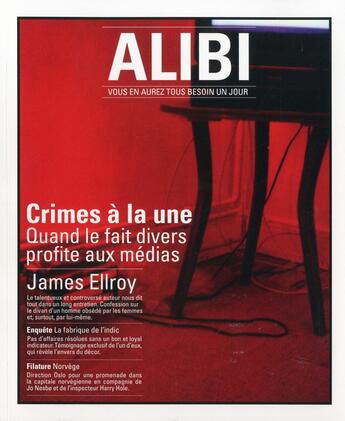 Couverture du livre « ALIBI N.2 ; crimes à la une, quand le fait divers profite aux médias » de  aux éditions Ayoba