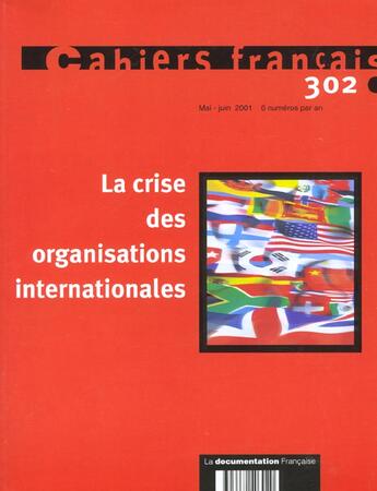 Couverture du livre « La crise des organisations internationales » de  aux éditions Documentation Francaise