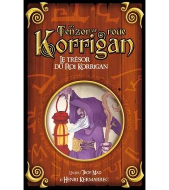 Couverture du livre « Tenzor ar roue korrigan ; jeu de cartes des lutins bretonnants » de Henri Kermarrec aux éditions Coop Breizh