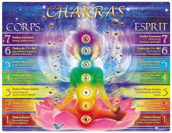 Couverture du livre « Planche des 7 chakras » de  aux éditions Dg-exodif