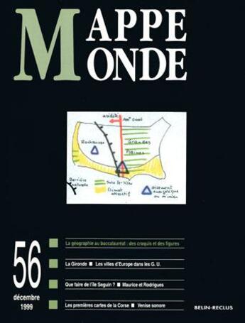 Couverture du livre « Mappemonde 56 » de Roger Brunet aux éditions Belin