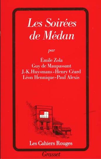 Couverture du livre « Les soirees de medan » de Guy de Maupassant et Huysman et Zola Emile aux éditions Grasset