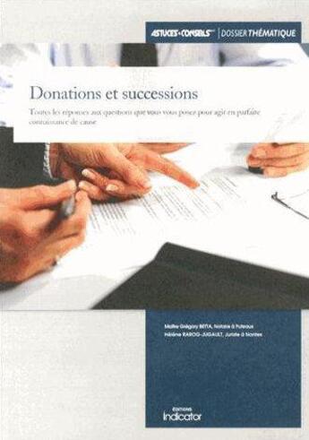 Couverture du livre « Donations et successions » de  aux éditions Lefebvre