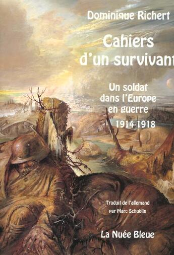 Couverture du livre « Cahiers d'un survivant » de Schublin/Schuler aux éditions La Nuee Bleue