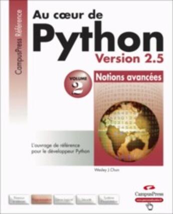 Couverture du livre « Au coeur de Python » de Wesley J. Chun aux éditions Pearson