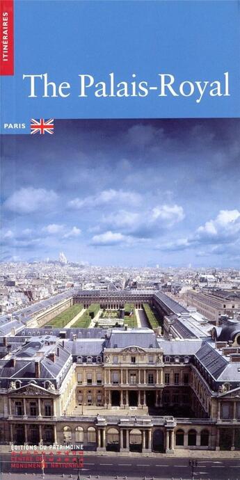 Couverture du livre « Le palais-royal (version anglaise) » de  aux éditions Editions Du Patrimoine