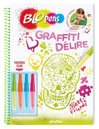 Couverture du livre « Blopens ; blopens ; graffiti délire ; cahier créatif » de  aux éditions Play Bac