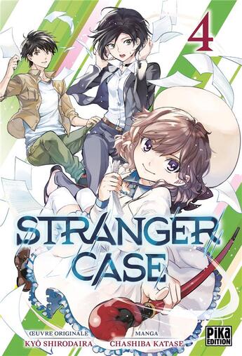 Couverture du livre « Stranger case Tome 4 » de Kyo Shirodaira et Chashiba Katase aux éditions Pika