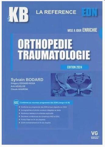 Couverture du livre « Orthopédie traumatologie » de Sylvain Bodard et Arie Azuelos et Gregory Edgard-Rosa et Claude Aharoni aux éditions Vernazobres Grego