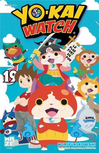 Couverture du livre « Yo-Kai Watch Tome 19 » de Noriyuki Konishi aux éditions Crunchyroll