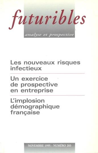 Couverture du livre « Futuribles N.203 » de Futuribles aux éditions Futuribles