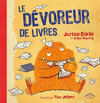 Couverture du livre « Le dévoreur de livres » de Justine Clarke et Arthur Baysting et Tom Jellett aux éditions Circonflexe