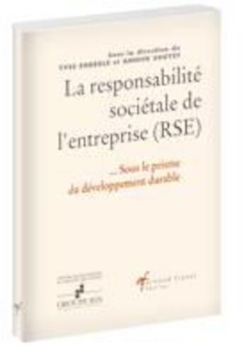 Couverture du livre « La responsabilité sociétale de l'entreprise (RSE) » de Yves Enregle aux éditions Arnaud Franel