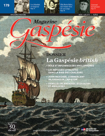 Couverture du livre « Magazine Gaspésie. Vol. 51 No. 1, Mars-Juin 2014 » de Kim Harrison et Jean-Marie Fallu et Lynden Bechervaise et John Patterson et Michel Goudreau et Jeannot Bourdages et Sylvain Boud aux éditions Musee De La Gaspesie