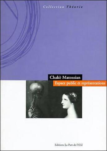 Couverture du livre « Espace public et représentations » de Chake Matossian aux éditions Part De L'oeil