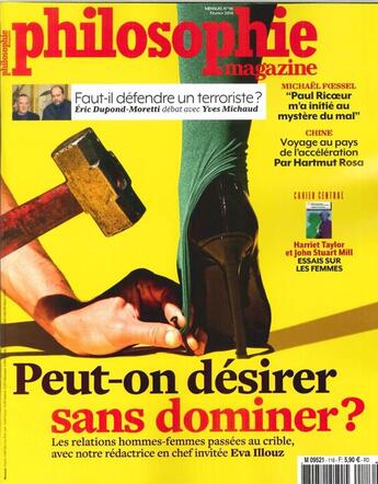 Couverture du livre « Philosophie magazine n 116 peut on desirer sans dominer fevrier 2018 » de  aux éditions Philo Revue