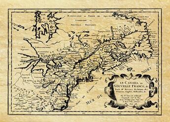 Couverture du livre « Canada quebec en 1657 a plat » de  aux éditions Antica