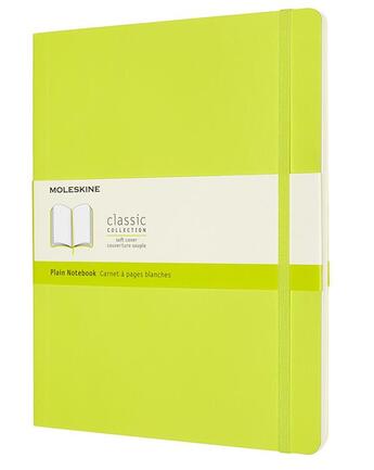 Couverture du livre « Carnet ligne tres grand format citron vert souple » de Moleskine aux éditions Moleskine