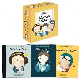 Couverture du livre « Little people big dreams women in science (coffret 3 vol) » de  aux éditions Frances Lincoln